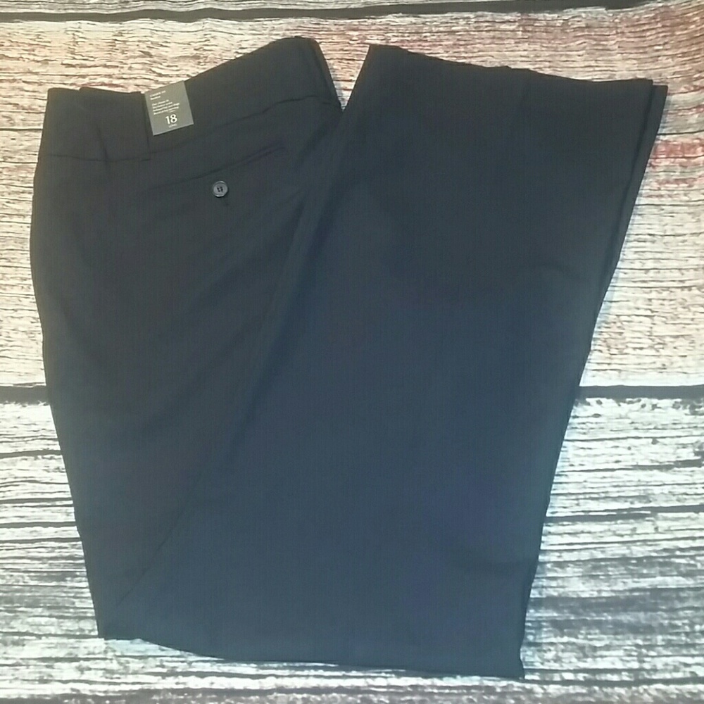 NWT 18 long limited navy blue pants